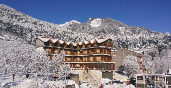 Hotel Snow Peak Retreat Manāli Exteriér fotografie